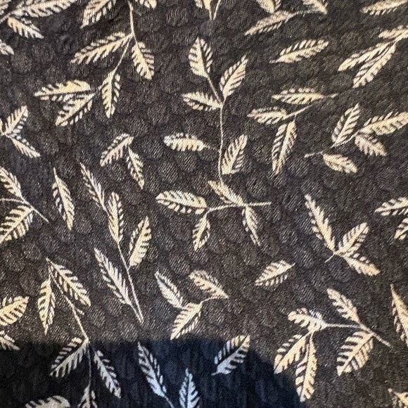 Rebecca Taylor Black Floral Long Sleeve Dress 100% silk Size 6 - Picture 3 of 5